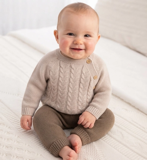 Babygrow Malha Cardado — Pérola
